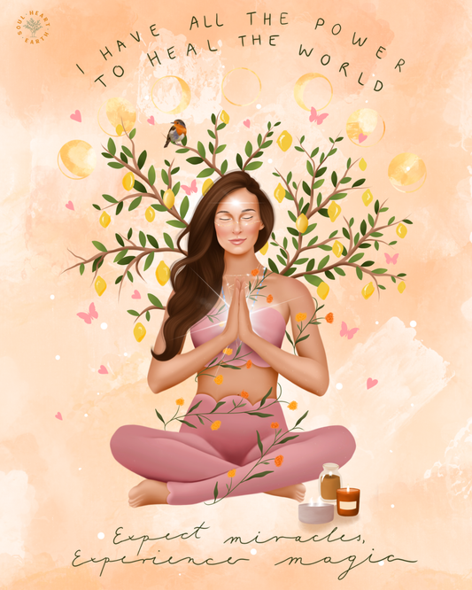 SHE Heals the World A4 Print