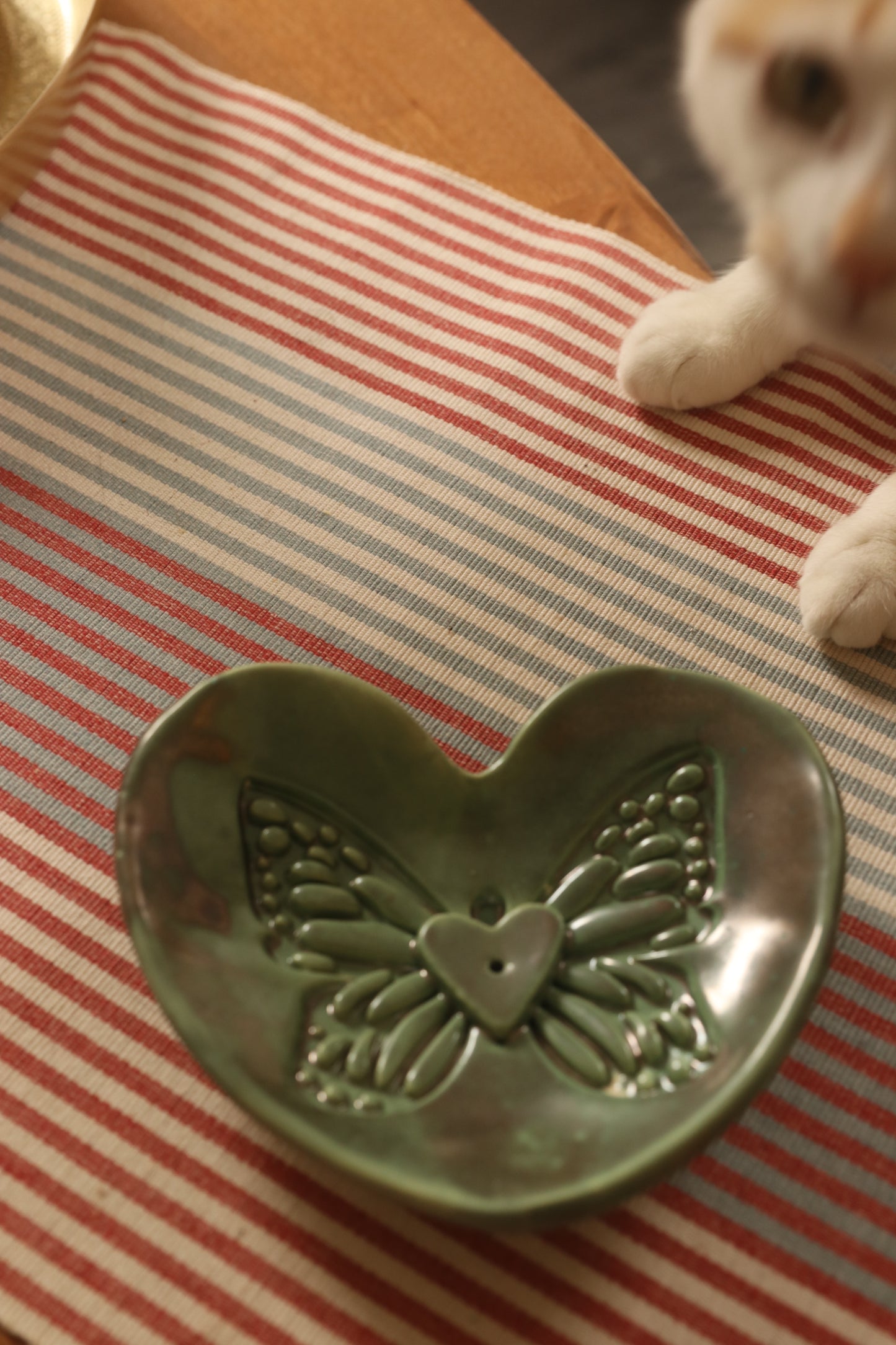 Butterfly Hearts Incense burner