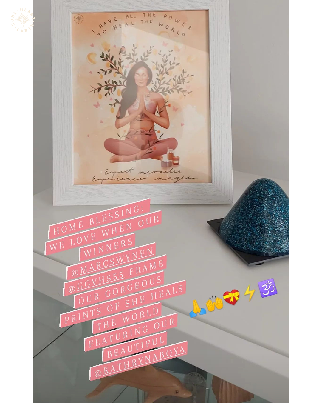 SHE Heals the World A4 Print