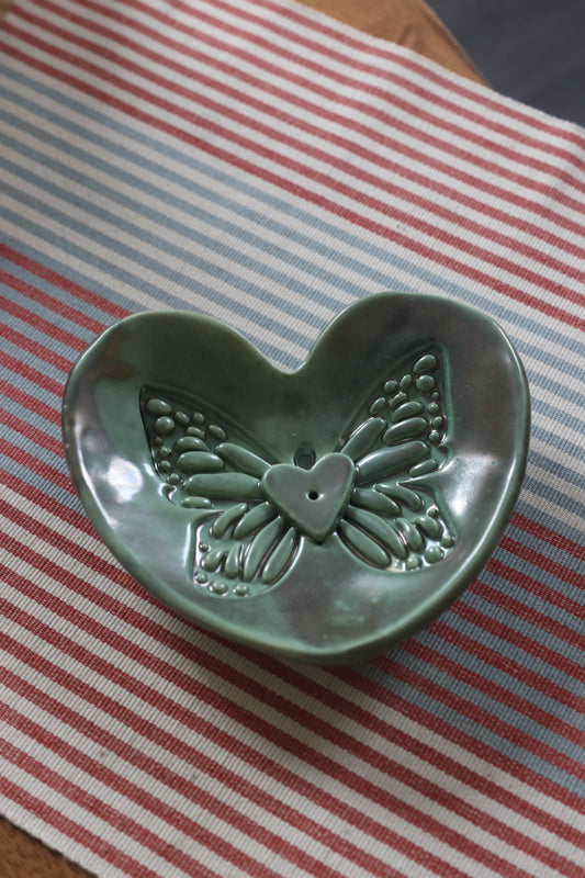 Butterfly Hearts Incense burner