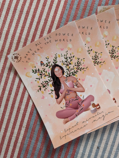 SHE Heals the World A6 Postcard (Pack of 5)